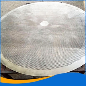 Round Straight Hole Screen Plate